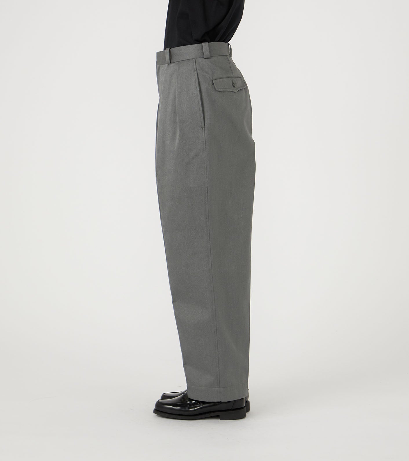 Double Pleated Chino Pants