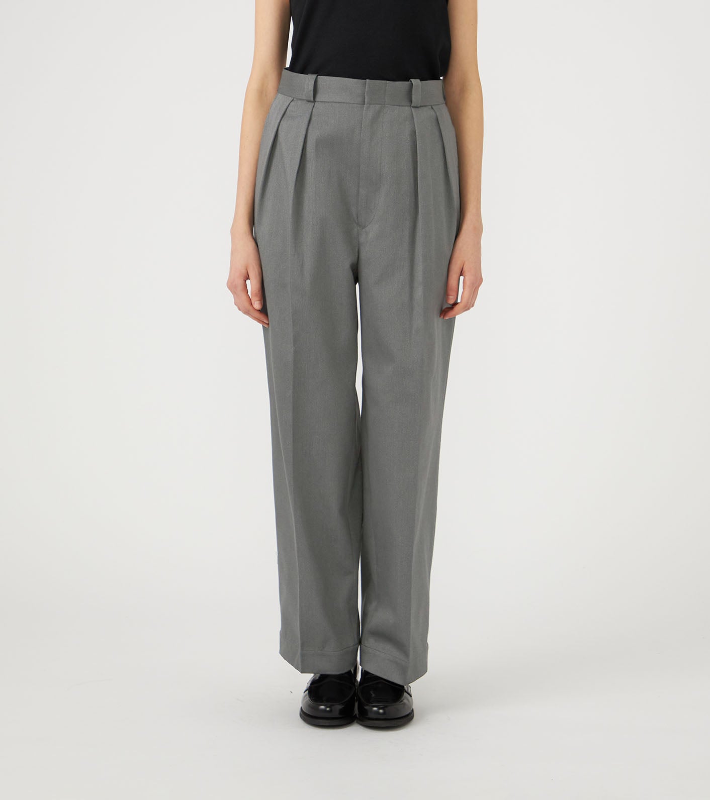 Double Pleated Chino Pants