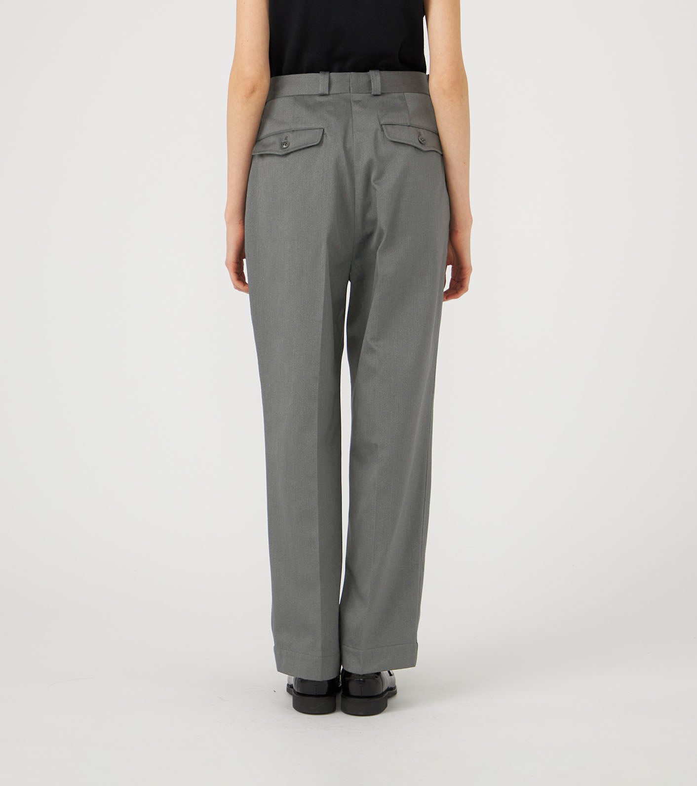 Double Pleated Chino Pants