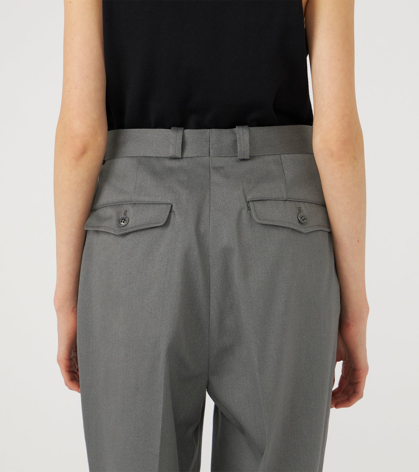 Double Pleated Chino Pants