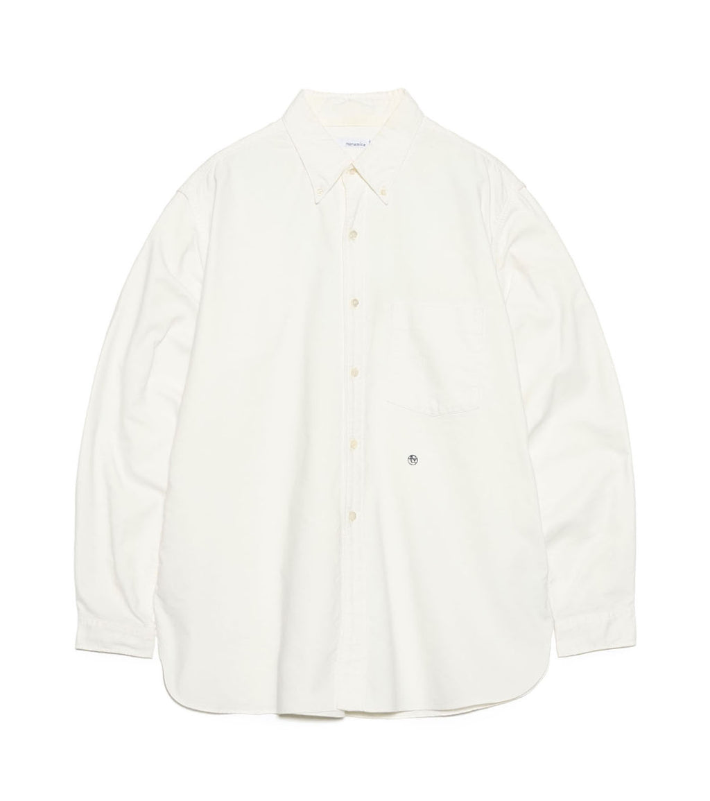 Button Down Wind Shirt - W(White)