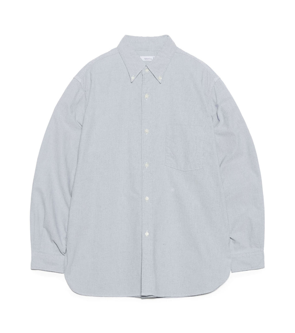 Button Down Wind Shirt - HN(Grayish Navy)