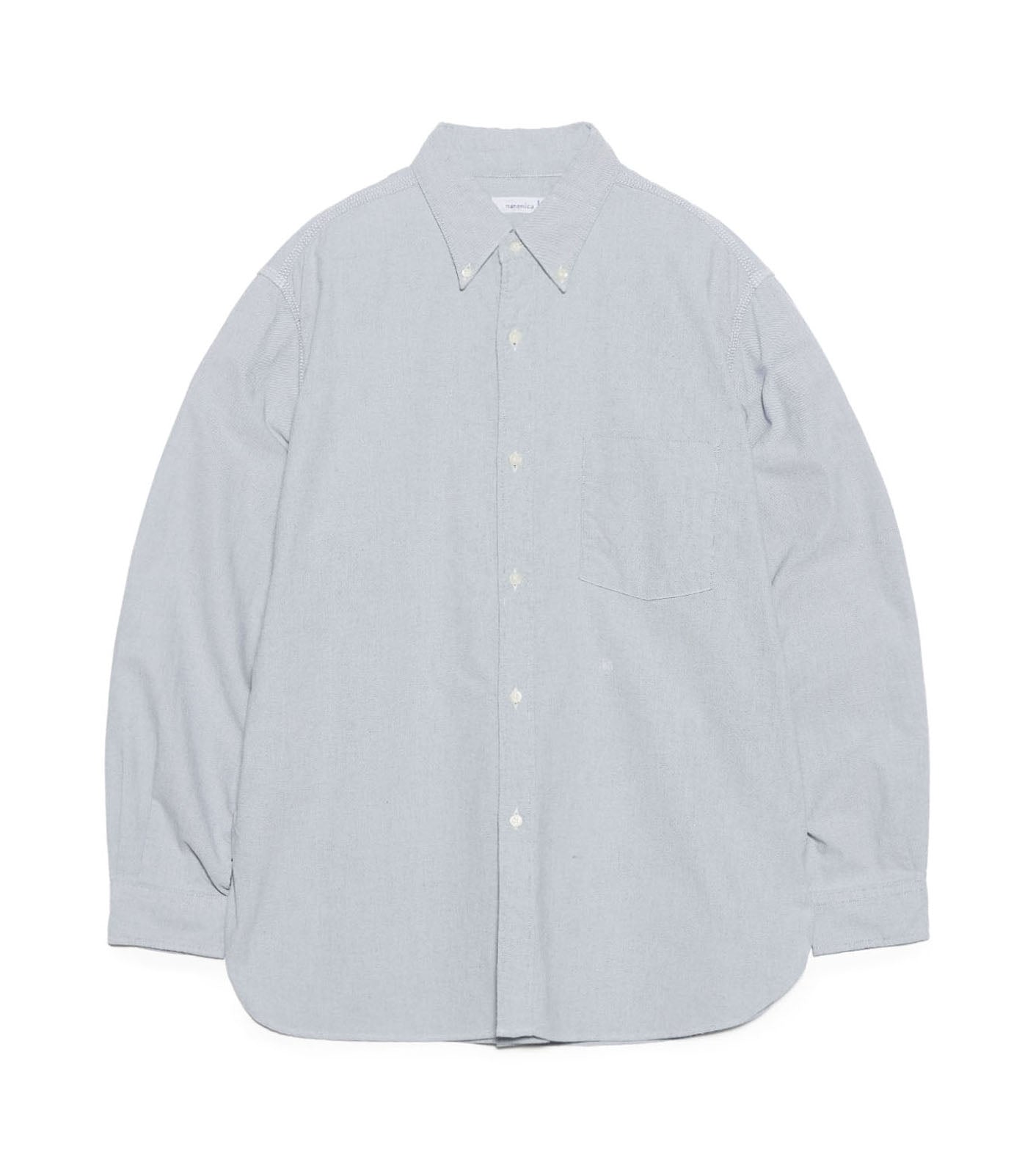 Button Down Wind Shirt - HN(Grayish Navy)