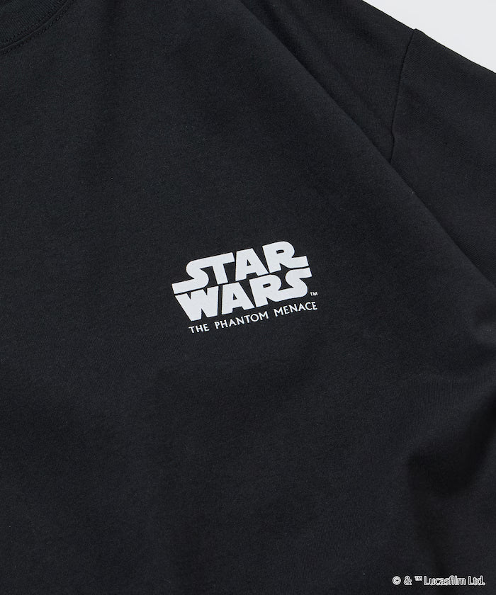 STAR WARS EPISODE 1/Star Wars Exclusive Big Silhouette Back Print Crew Neck T-shirt 【Limited Edition】