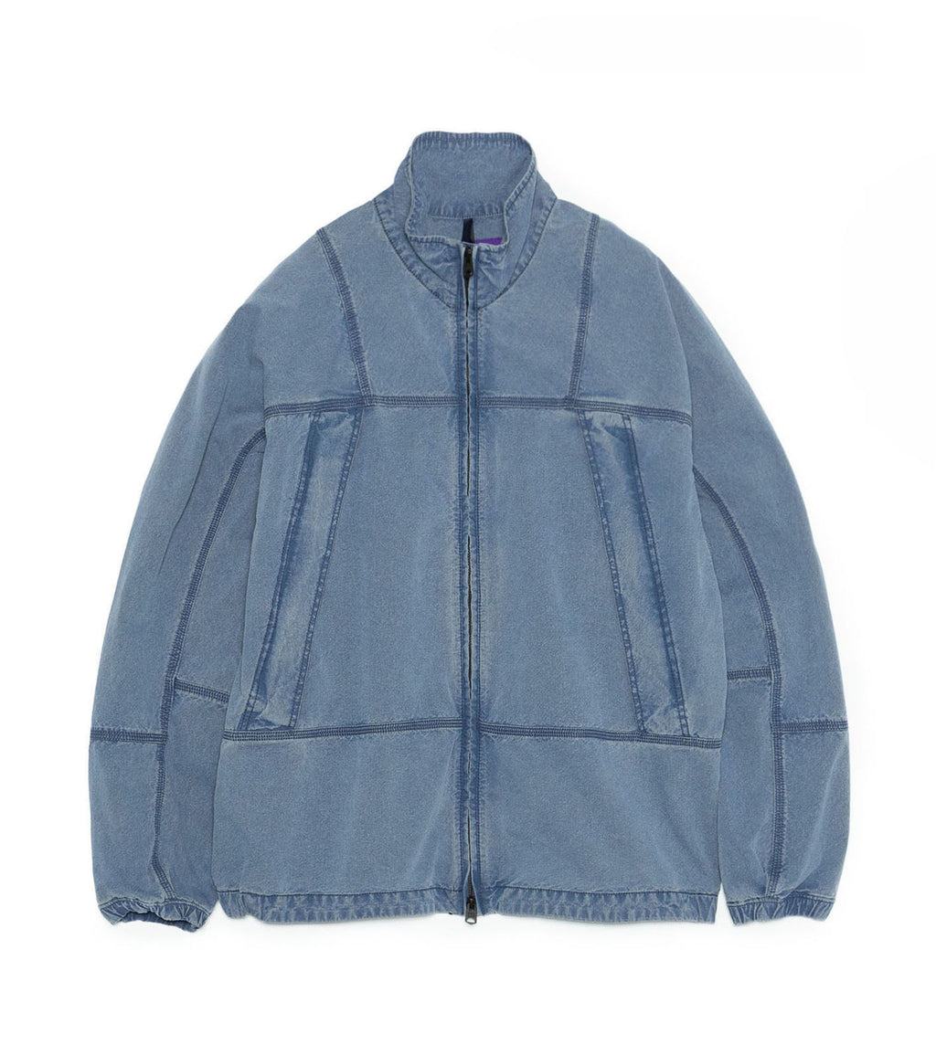 Cotton Nylon Weather Mountain Wind Jacket - IB(Indigo Bleach)