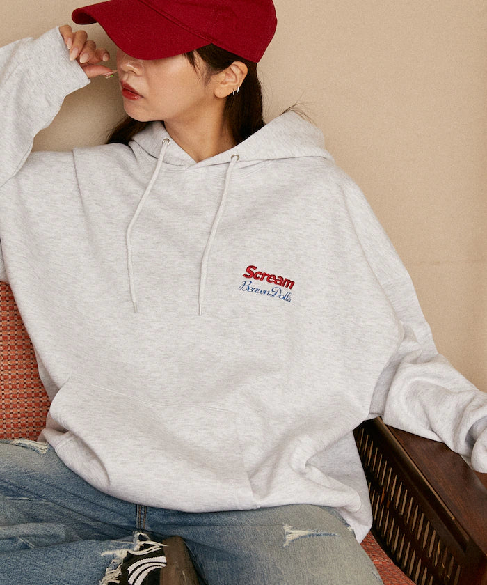 Sagara Embroidery French Bulldog Fleece-Lined Hoodie Limited Edition