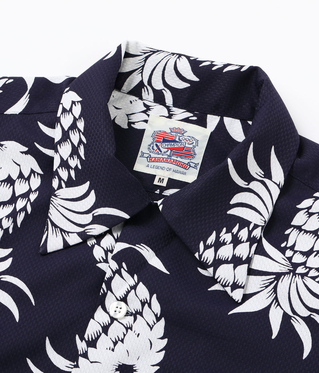 DUKE KAHANAMOKU COOLMAX® HAWAIIAN SHIRT “DUKE'S PINEAPPLE”