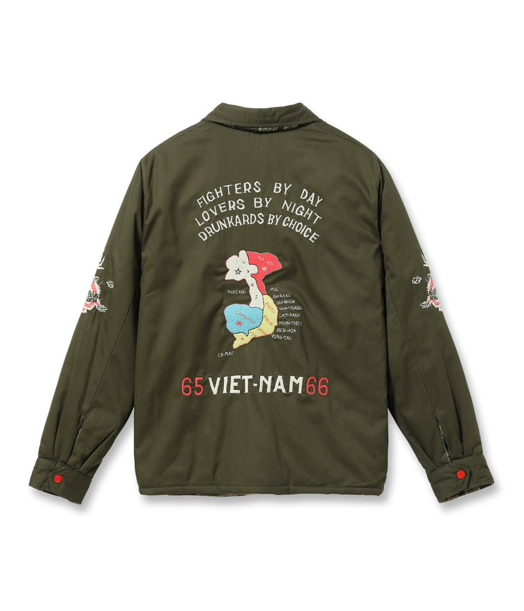 Mid 1960s Style Reversible Vietnam Jacket “VIET-NAM MAP” × “LANDSCAPE”
