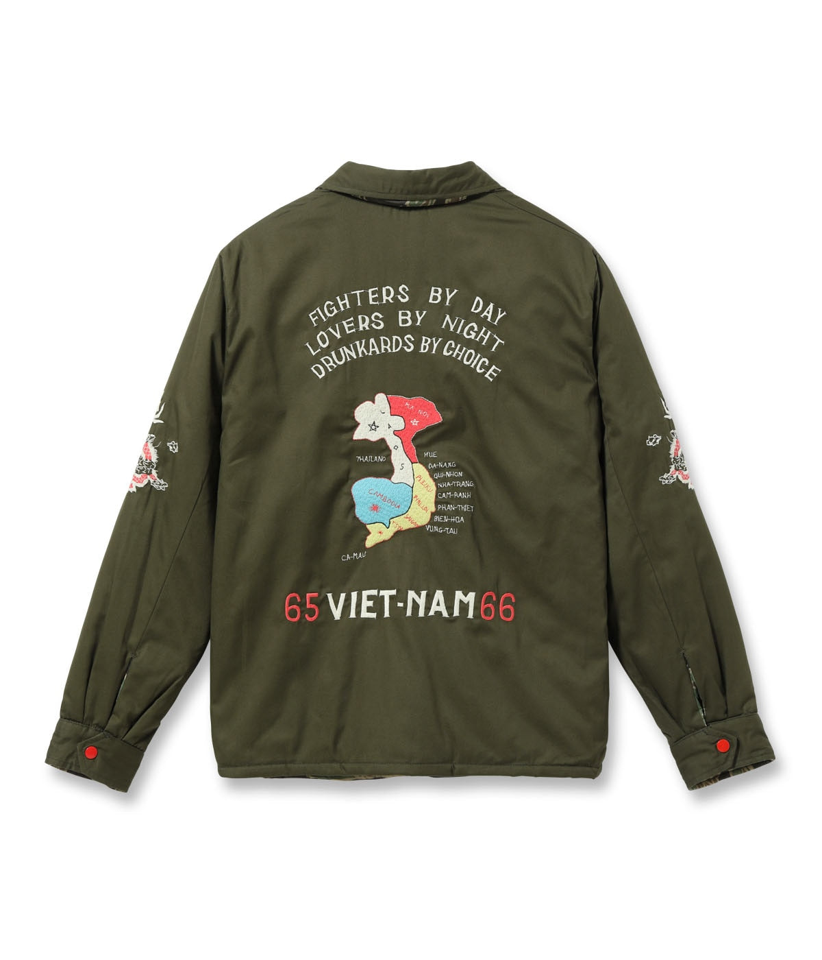 Mid 1960s Style Reversible Vietnam Jacket “VIET-NAM MAP” × “LANDSCAPE”