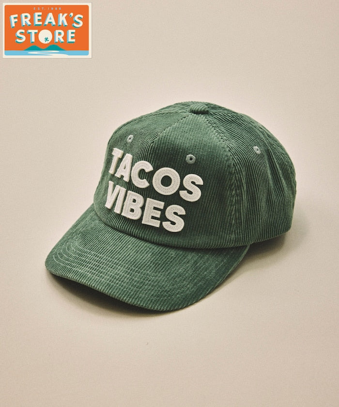 FREAK'S STORE for BEACH & FES Summer Corduroy Felt Logo Cap - Green