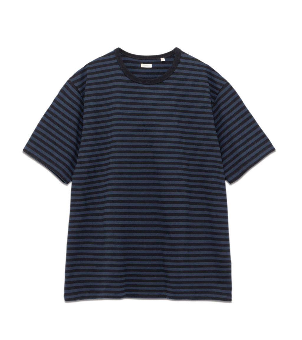 COOLMAX Stripe Jersey Tee - KN(Black x Navy)