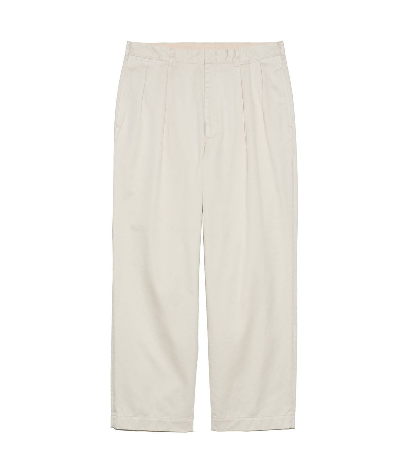 Double Pleated Chino Pants - DS(Dry Sand)