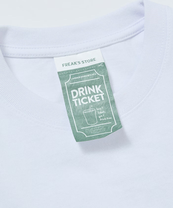 LANDER SANDWICHES×FREAK'S STORE/Lander Limited Edition Big Silhouette Back Print Crew Neck T-Shirt 【Limited Release】