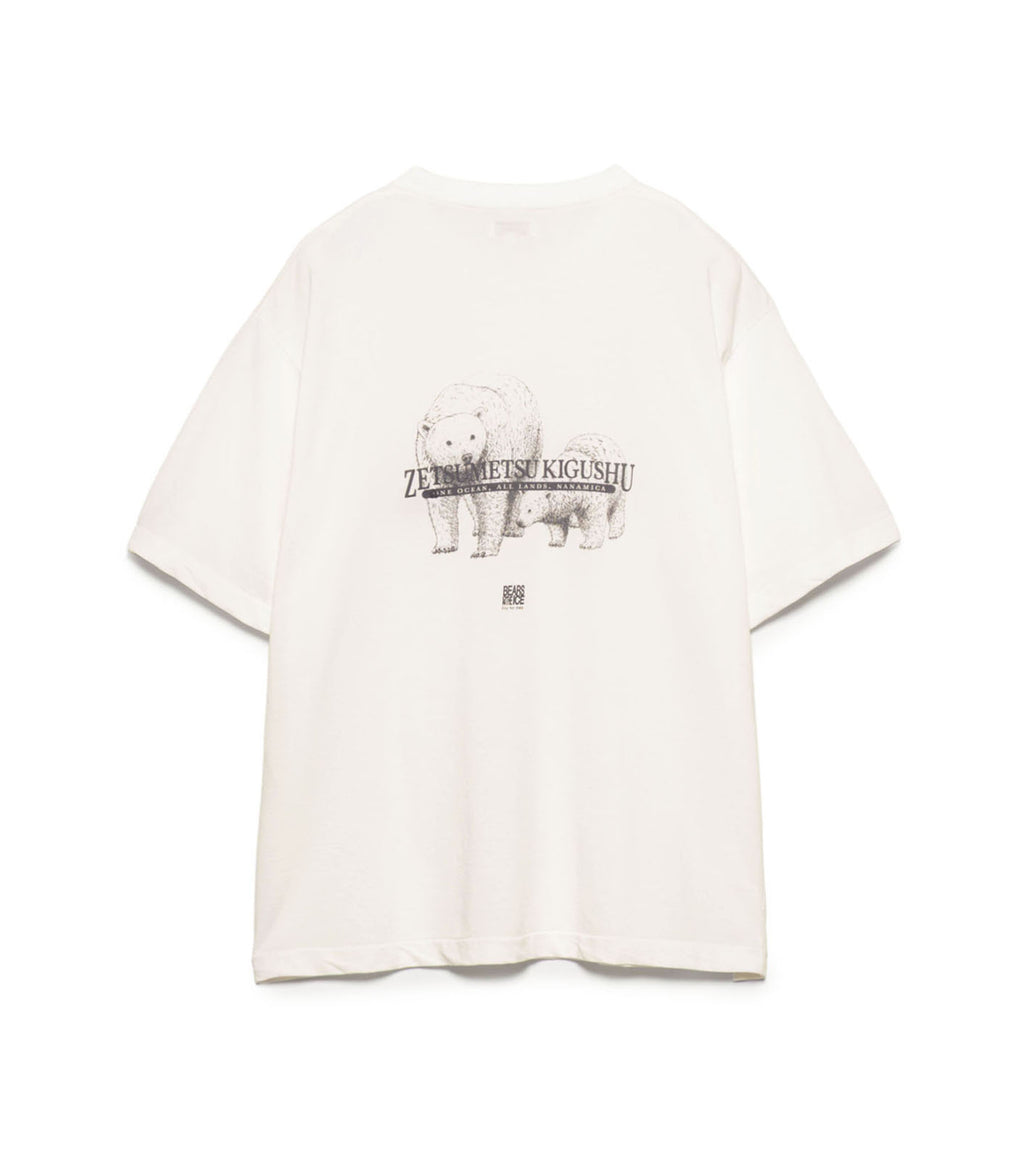 OOAL Graphic Tee - O2(Off White x Polar Bear)