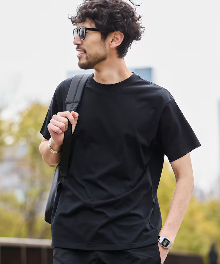 STORATECH Lightweight Basic Silhouette T-Shirt/Antibacterial/Odor-resistant/Antimicrobial/UV Protection/Contact Cooling/Moisture-wicking 【Limited Edition】