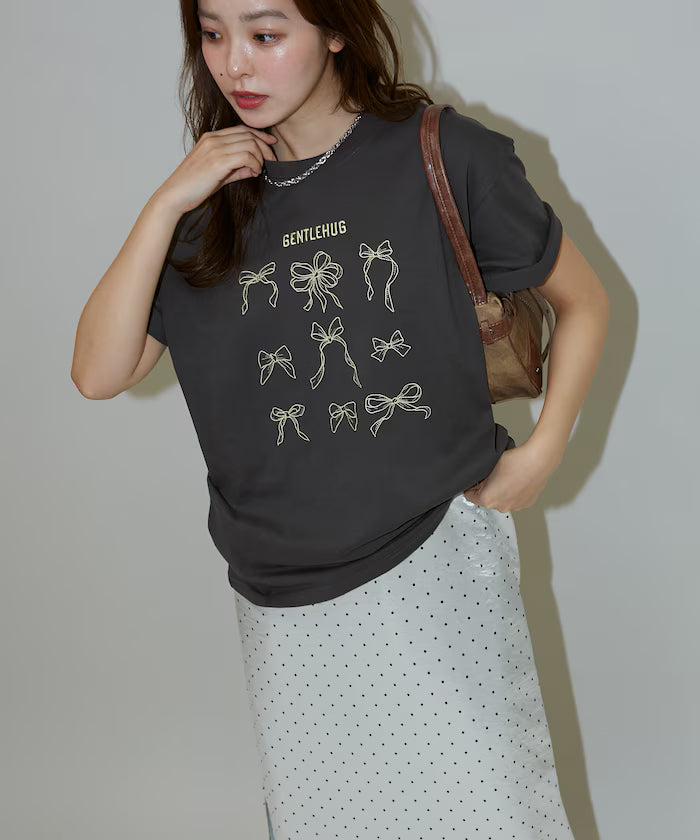 Ribbon Embroidery T-Shirt Limited Edition