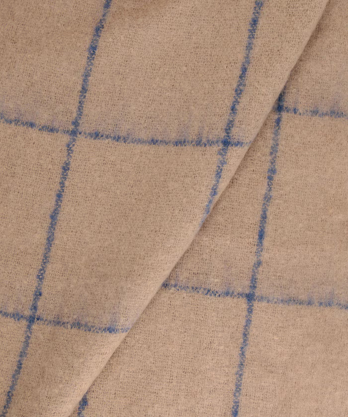 Window Pen Check Pattern Volume Scarf