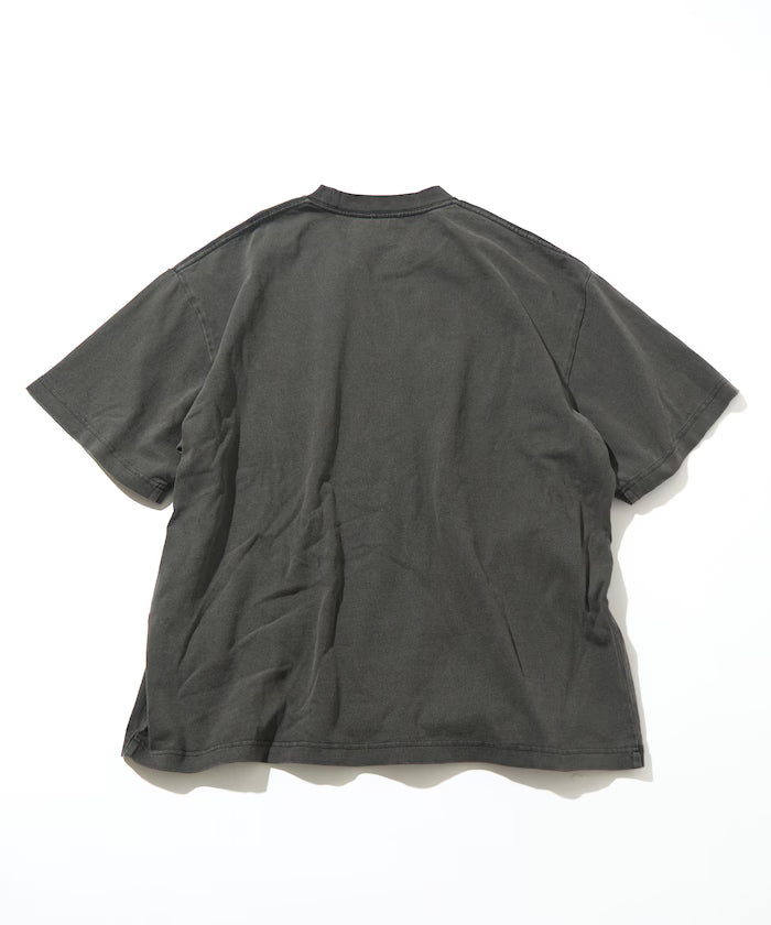 HEAVY WEIGHT/Pigment Dyed Short Sleeve Crew Neck Pocket T-Shirt/10.5 oz