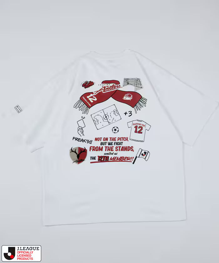 [Sales start on May 15 at 12:00] J.LEAGUE × FREAK’S STORE Exclusive SUPPORTERS SHORT SLEEVE TEE [Kashima Antlers]