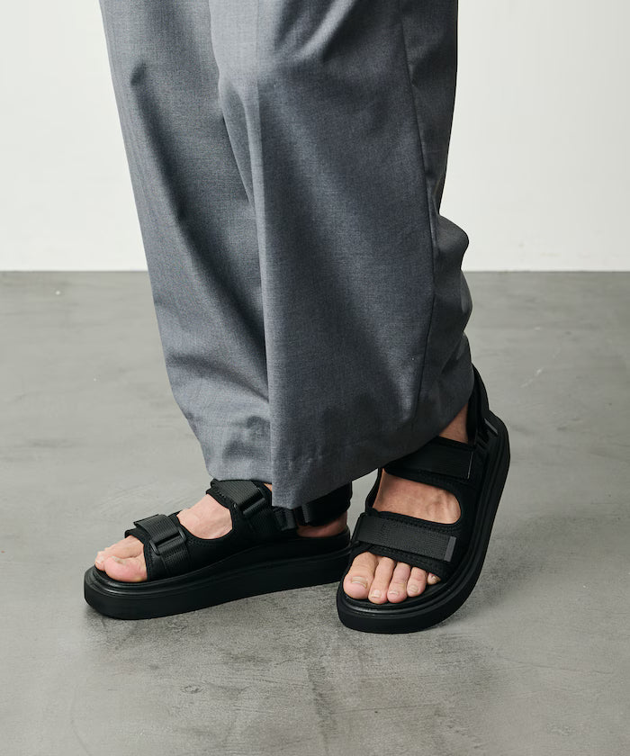 Limited release 2way volume sole double trap sports sandals platform sole