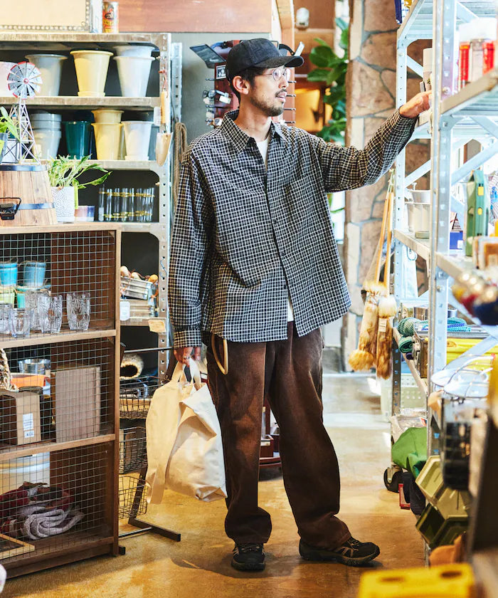 Relax Fit Relaxed Fit Regular Color Flannel Check Shirt [Limited Edition]