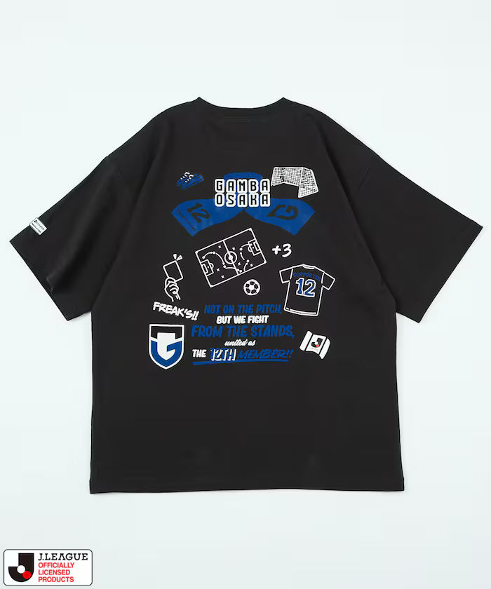 [Sales start on May 15 at 12:00] J.LEAGUE × FREAK'S STORE Exclusive SUPPORTERS SHORT SLEEVE TEE [Gamba Osaka]