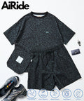AiRide/AiRide Packable Setup / Crew Neck Pullover / Shorts [Limited Release] - Gray Leopard