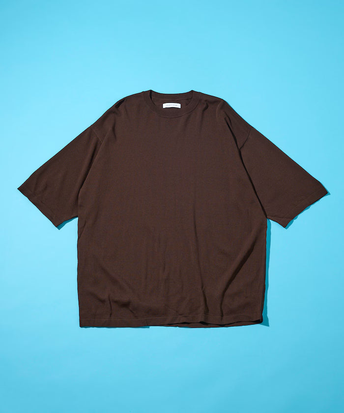 [New Color Added] SUPER ICE / Super Ice Crew Neck Knit T-Shirt / Contact Cooling
