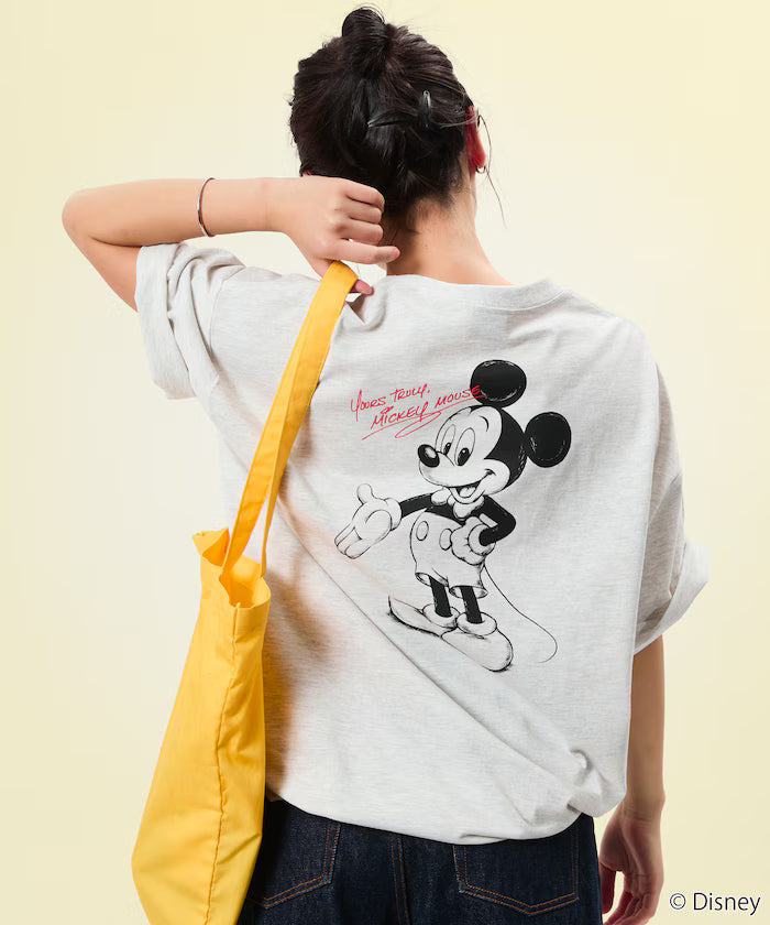 Limited Edition DISNEY Exclusive Mickey Mouse Back Print Crew Neck T-Shirt