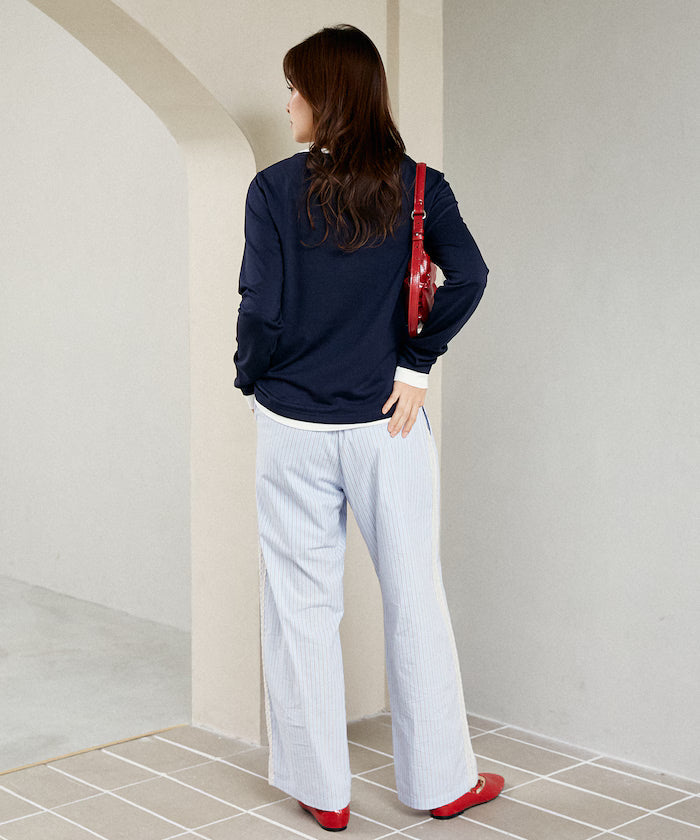 Henry Neck Layered Long Sleeve T Limited Edition