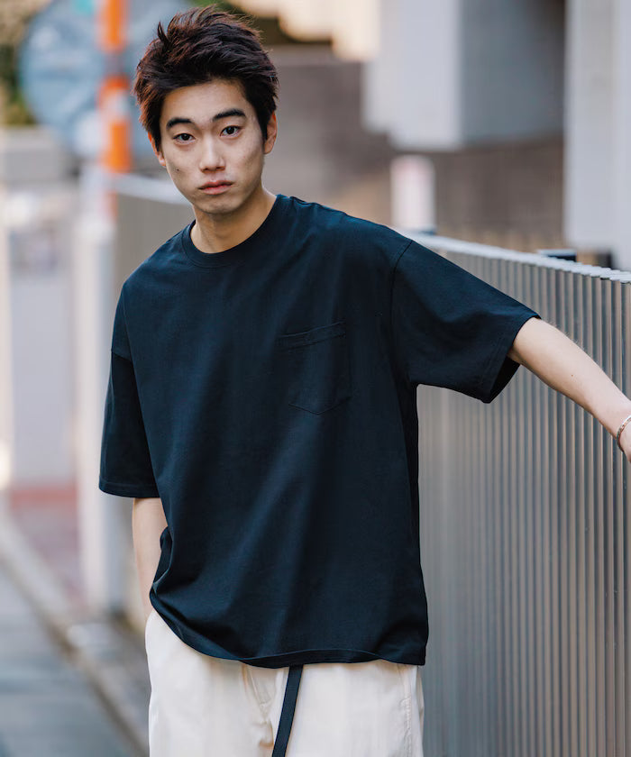 STORATECH Big Silhouette Pocket T-shirt/Antibacterial/Odor-resistant/Antimicrobial/UV Cut/Contact Cooling/Quick Drying 【Limited Edition】