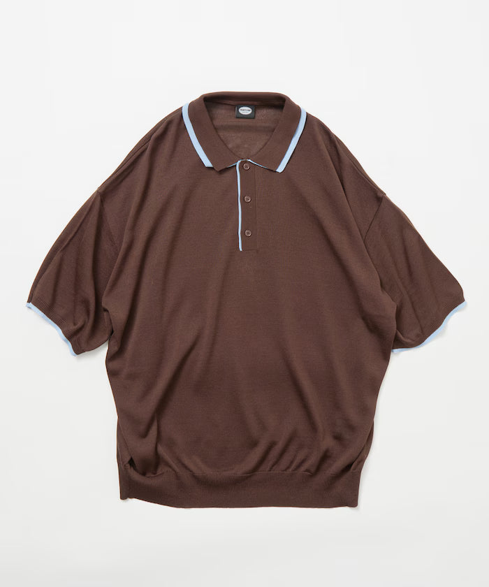 Limited Release Relaxed Fit Color Block Knit Polo Shirt