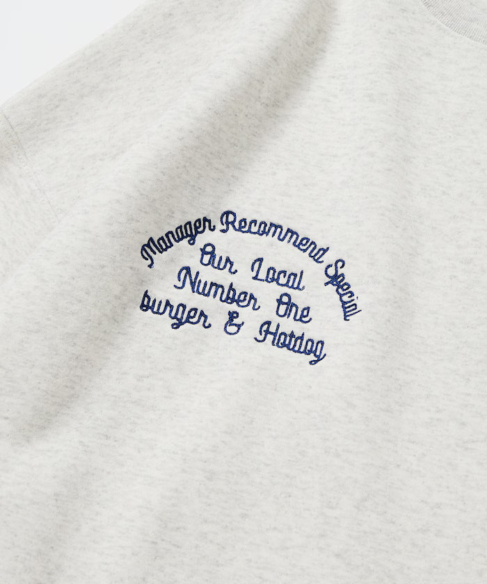 Big Silhouette Varsity Jacket Design Crew Neck Sweat / Back Print [Limited Edition]