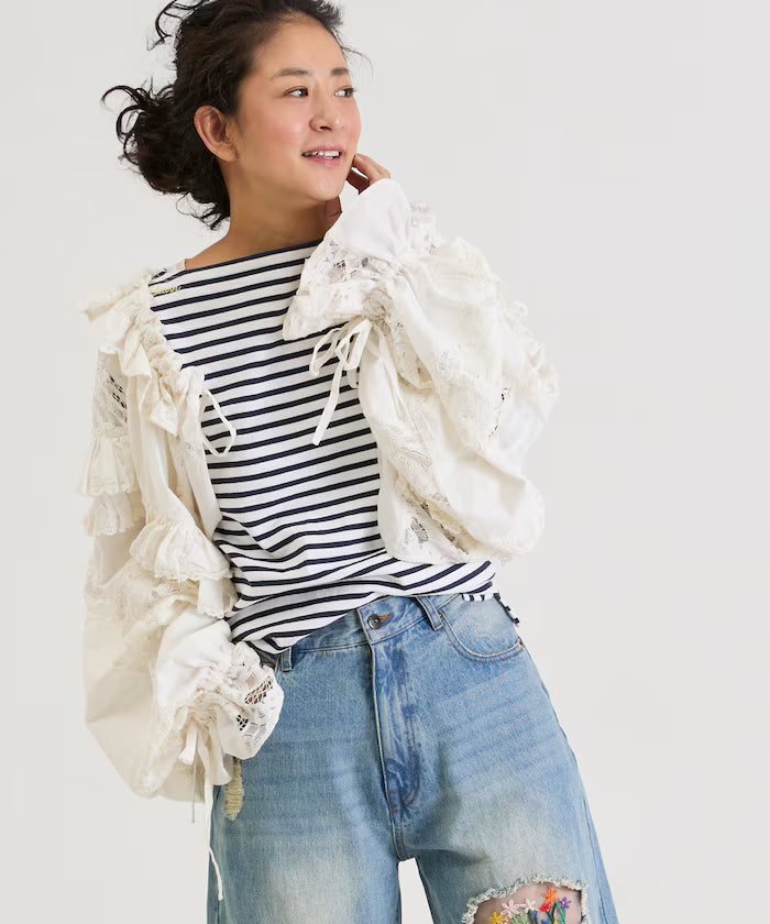 Collar 2WAY Lace Bolero & Chaps