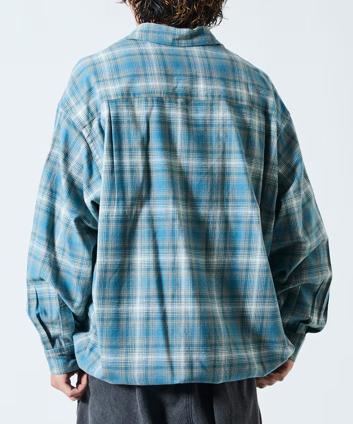 Wide Silhouette Ombre Check Spindle Shirt [Limited Edition]