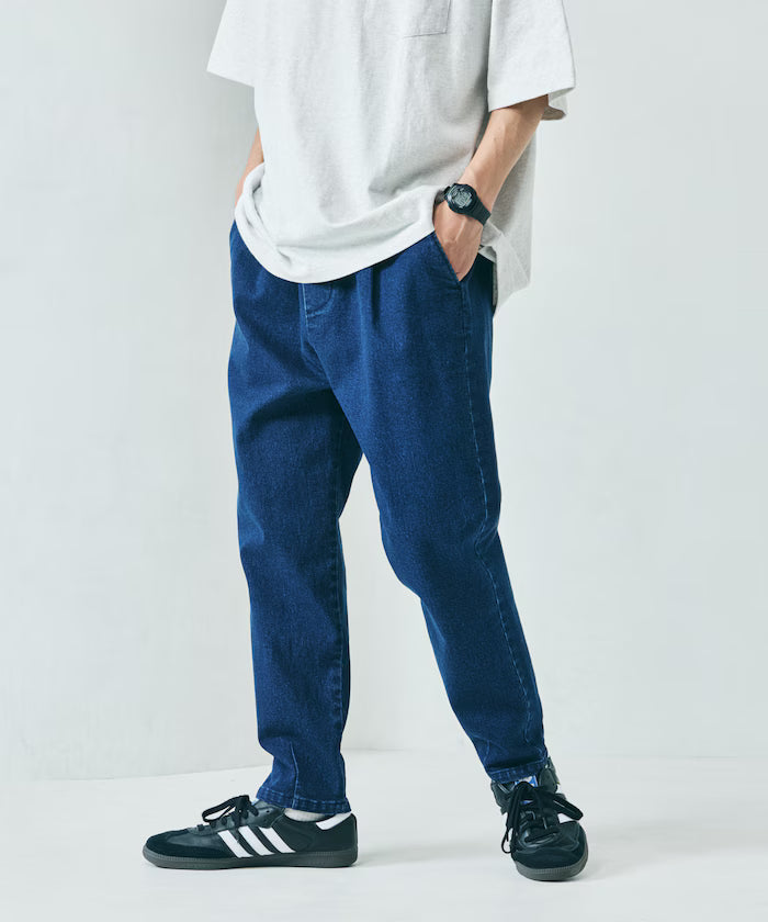 Basic Silhouette Stretch Easy Tapered Pants 【Limited Release】