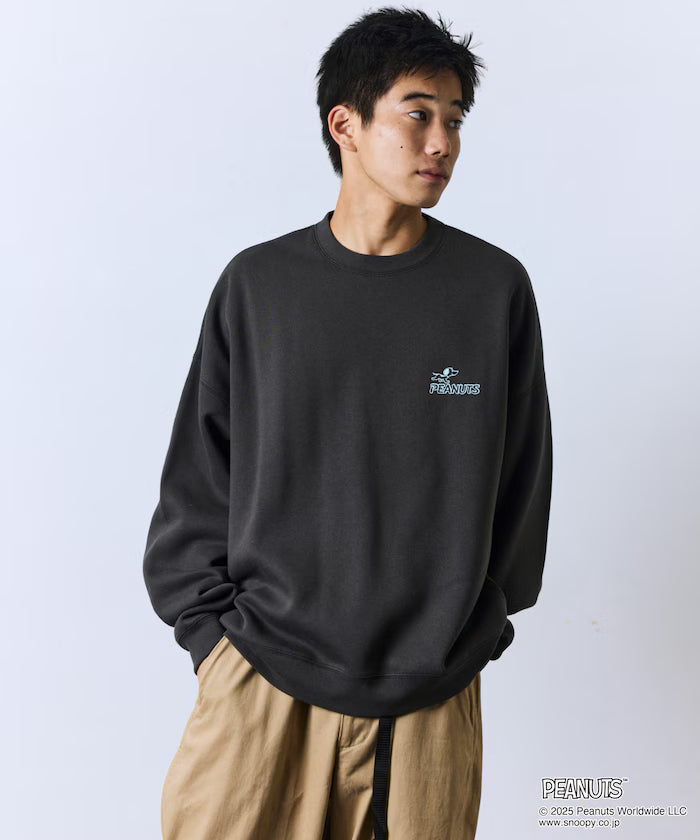 PEANUTS/Peanuts Exclusive Back Print Crew Neck Sweatshirt/Snoopy 【Limited Release】