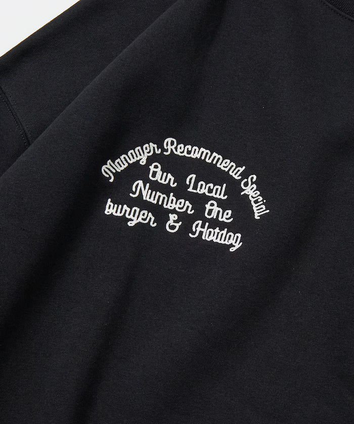 Big Silhouette Varsity Jacket Design Crew Neck Sweat / Back Print [Limited Edition]