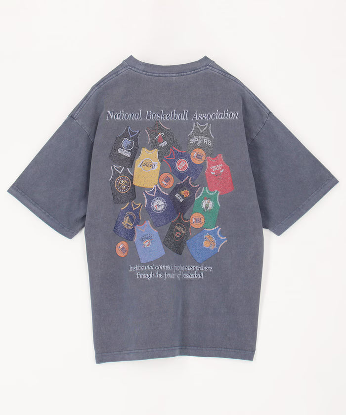 NBA × FREAK'S STORE Exclusive Random Uniform Design Back Print Crew Neck T-shirt