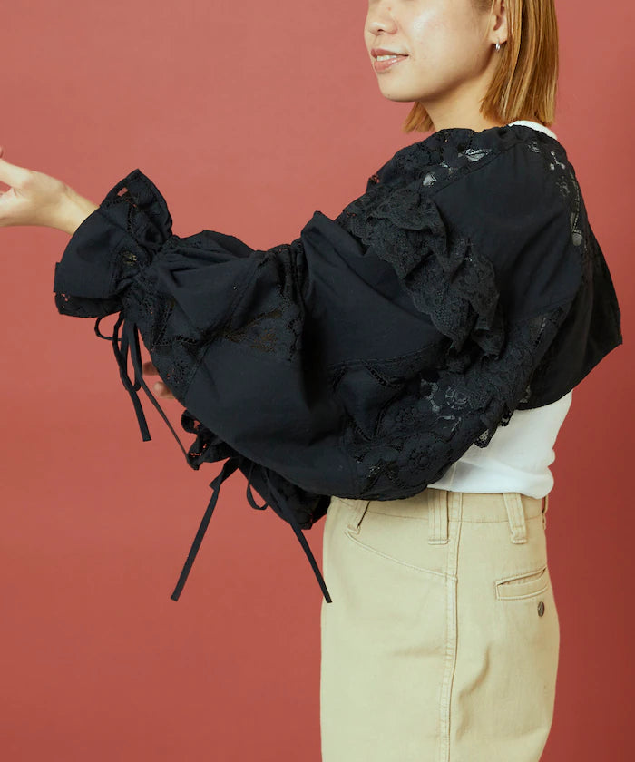 2WAY Lace Bolero & Chaps Pants