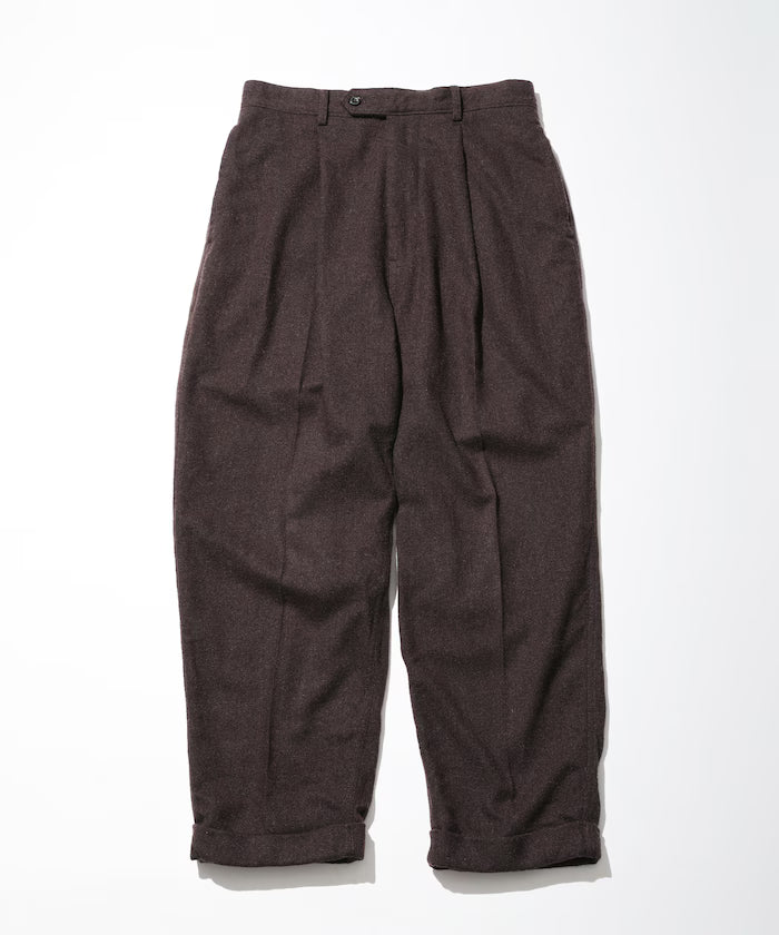 Wool Flannel Pant - Brown