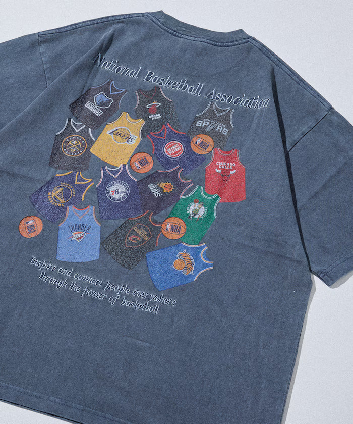 NBA × FREAK'S STORE Exclusive Random Uniform Design Back Print Crew Neck T-shirt