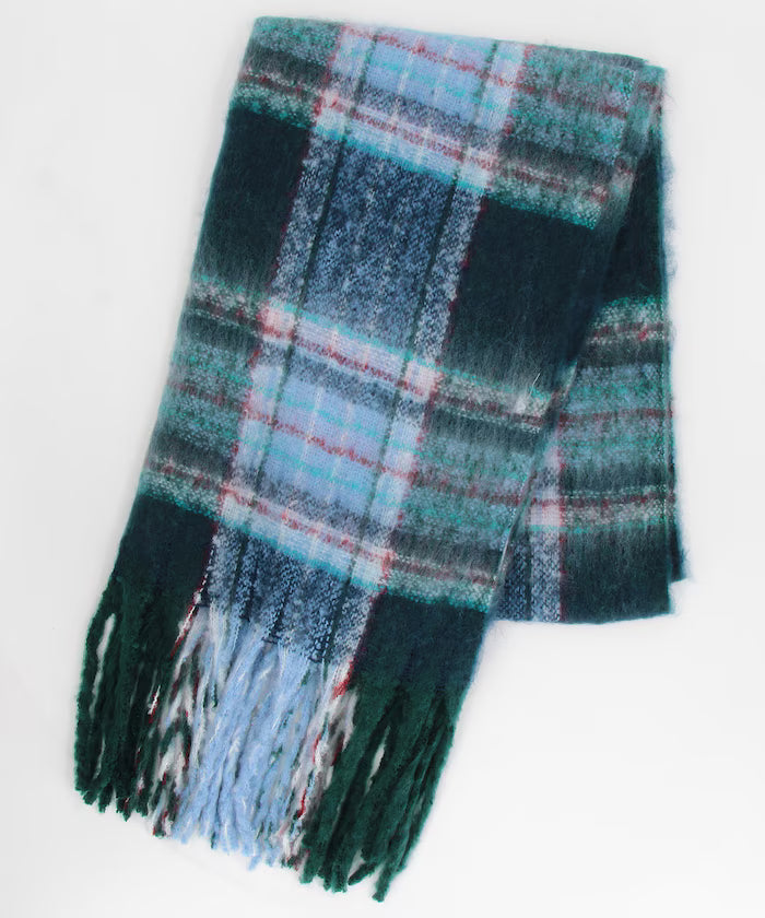 Checkered Volume Scarf