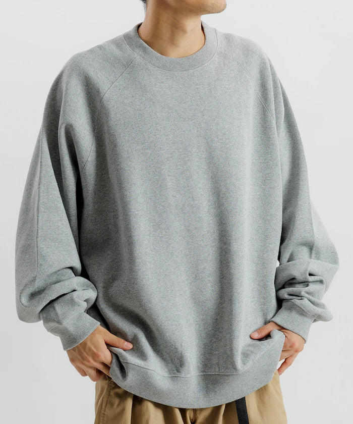 12oz Heavyweight Big Silhouette Raglan Sleeve Crew Neck Sweatshirt 【Limited Edition】
