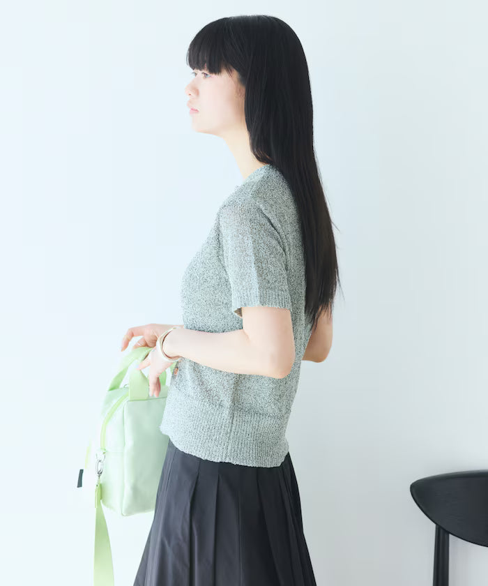 Wood Button Boucle Cardigan