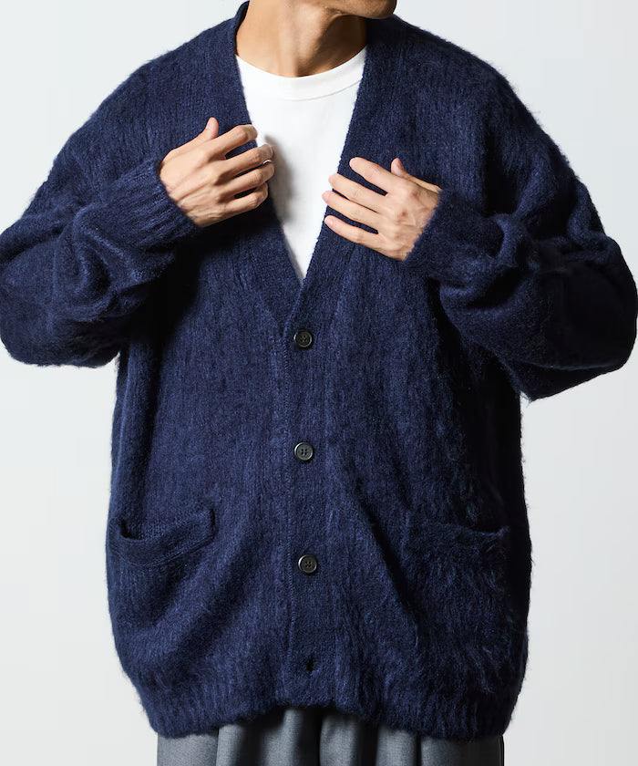Relax Fit Shaggy Knit Loose Cardigan 【Limited Edition】