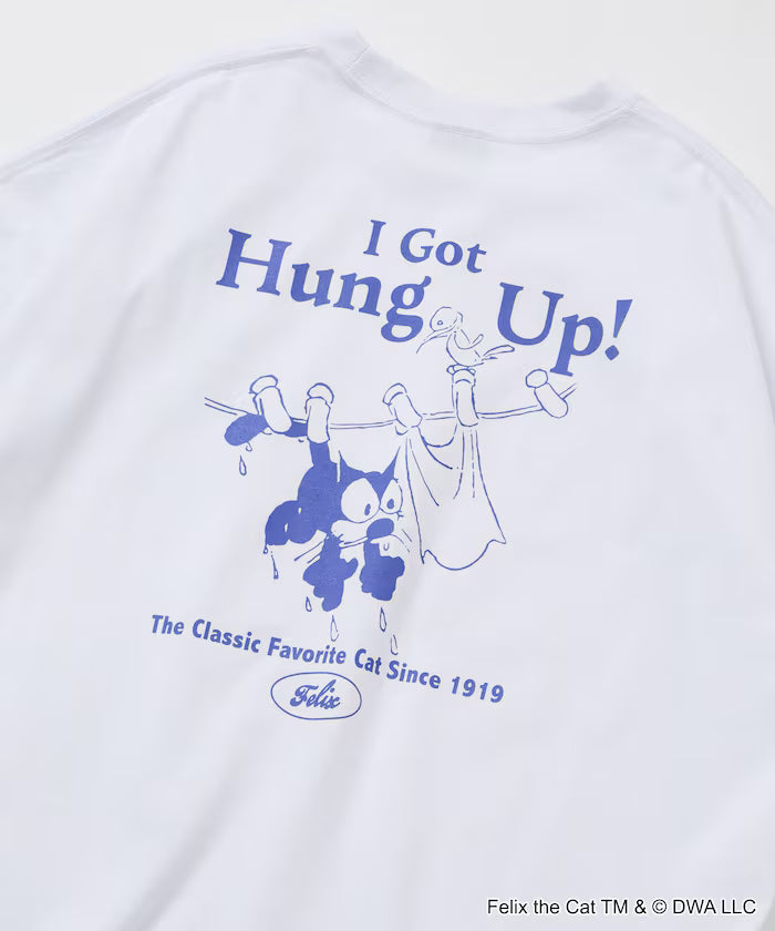 Limited Edition FELIX THE CAT Big Silhouette Back Print Crew Neck T-Shirt