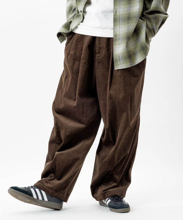 Wide Silhouette Corduroy Military Circus Pants / Snow Pants 【Limited Edition】
