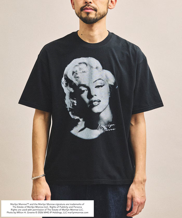 Marilyn Monroe Face Crack Photo T-Shirt