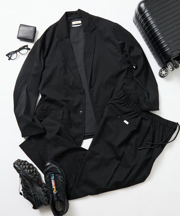AiRide/Air Ride Relax Fit Packable Travel Set Up/Tailored Jacket/Wide Tapered Pants/Quick Dry/UV Cut 【Limited Edition】